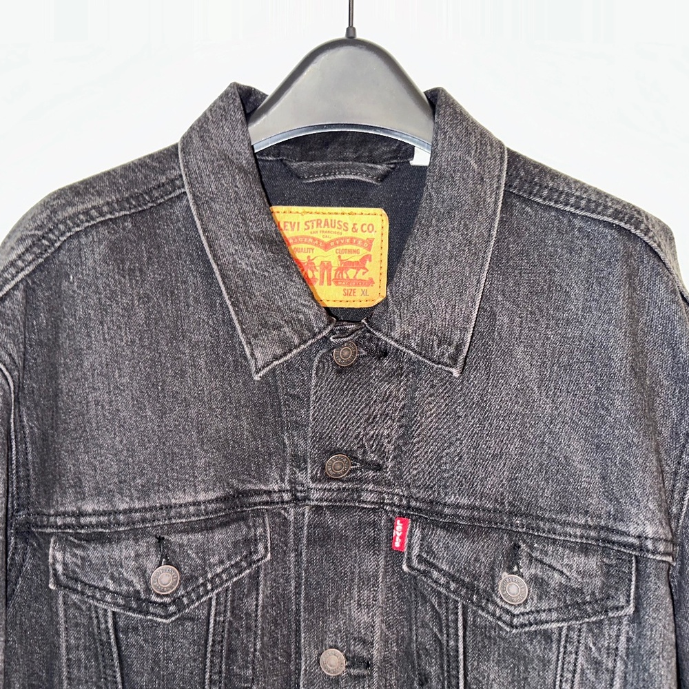 Levi's Trucker Jacket - Black/Gray - XL
